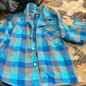 Volcom plaid shirt